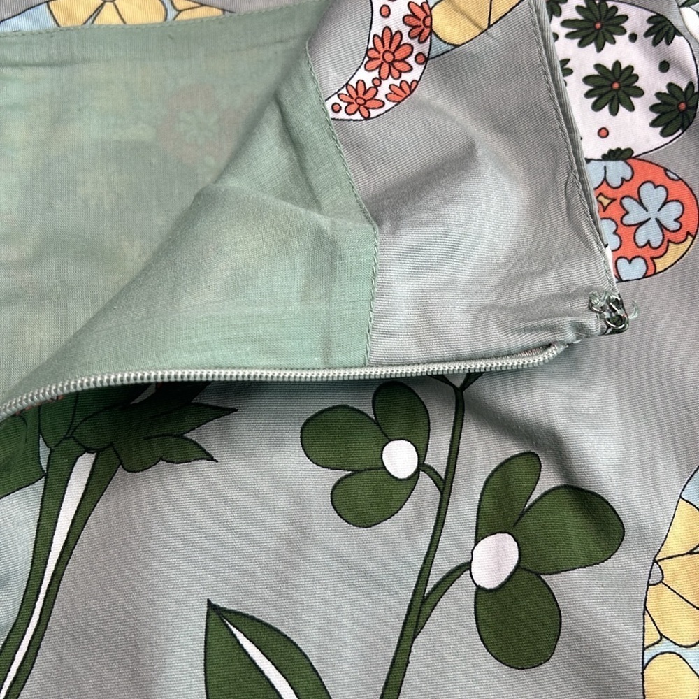 Persaman Green Floral Skirt - Picture 8 of 11